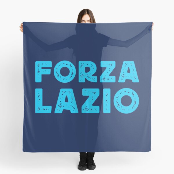 SS LAZIO DOUBLE FACE BLUE SCARF 2022/23