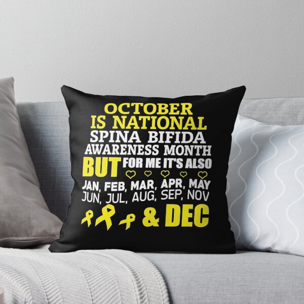 Item preview, Spina Bifida Awareness October Is National Spina Bifida Awareness Month designed and sold by JamesGilmore40.
