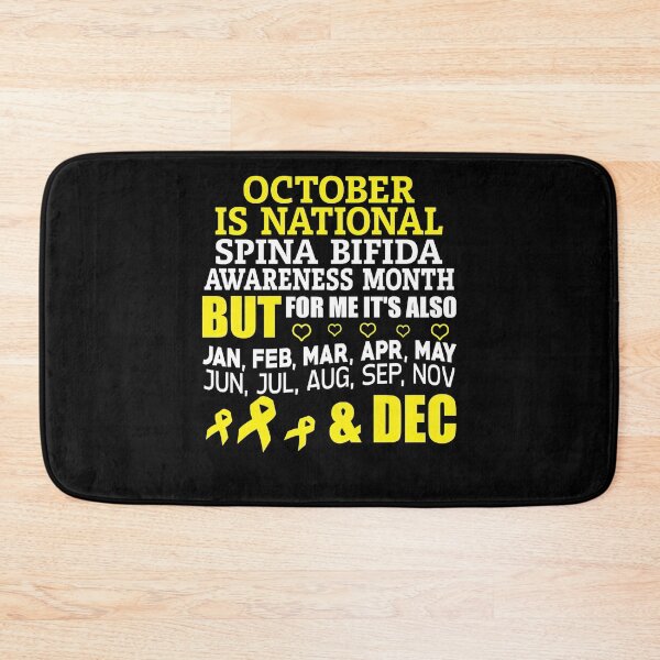 Item preview, Spina Bifida Awareness October Is National Spina Bifida Awareness Month designed and sold by JamesGilmore40.