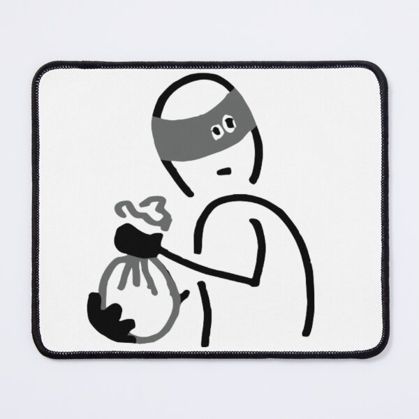 Item preview, thief who steals and is scared designed and sold by AlezzuK.