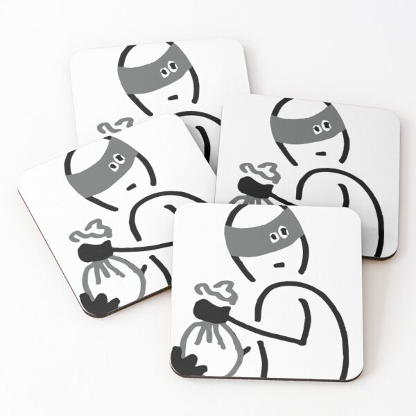 Item preview, thief who steals and is scared designed and sold by AlezzuK.