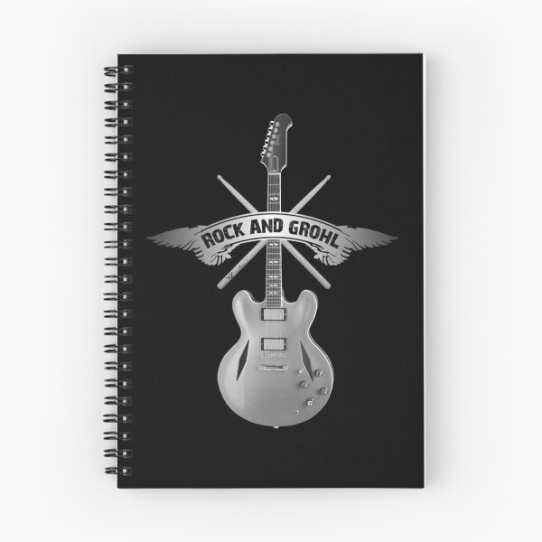 Item preview, Rock And Grohl Awesome Drumstick And Guitar Original Design Essential T-Shirt designed and sold by CravenStore99.