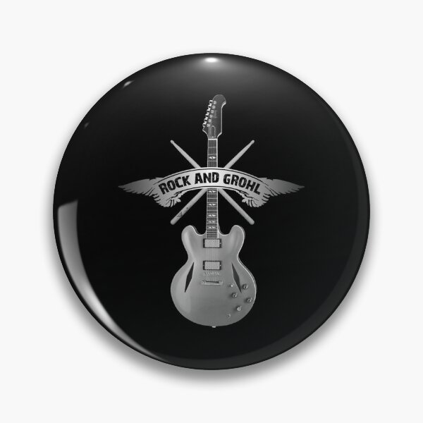 Item preview, Rock And Grohl Awesome Drumstick And Guitar Original Design Essential T-Shirt designed and sold by CravenStore99.