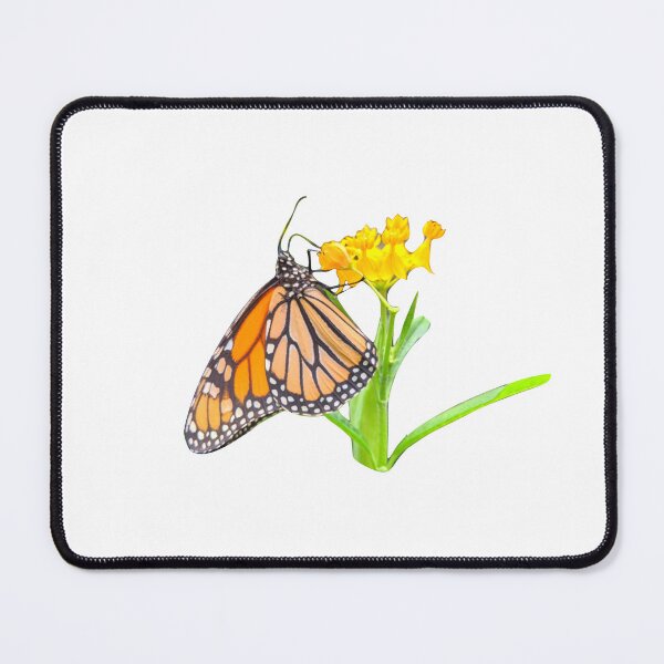 Item preview, Orange Monarch Butterfly on White designed and sold by Shapes-Mania.