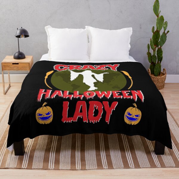 Item preview, Funny Halloween T-Shirt Design Vector Template. Crazy Halloween Lady T-Shirt Design. Halloween Sort Quotes T-Shirt Template Design For Halloween Day. designed and sold by MarvellTeeZone.