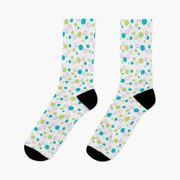 Item preview, Teal and Lime circles pattern designed and sold by Artgenic.