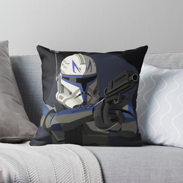 Captain Rex Throw Pillow
