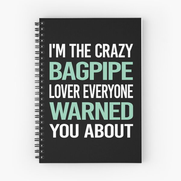 Item preview, Crazy Lover Bagpipe Bagpipes Bagpiper designed and sold by BimBamFrank.