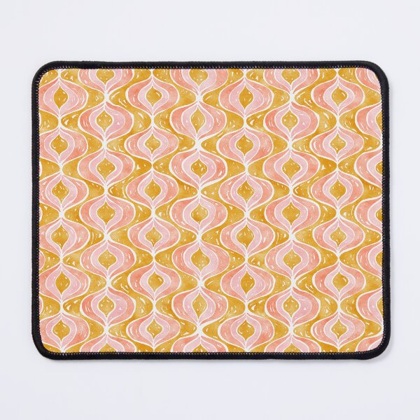 Item preview, Geometric Teardrop Pattern | Coral designed and sold by RebeccaFlaherty.