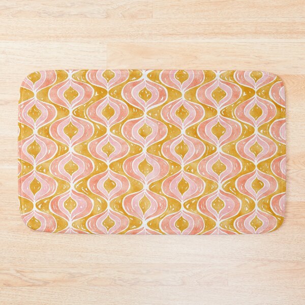 Item preview, Geometric Teardrop Pattern | Coral designed and sold by RebeccaFlaherty.