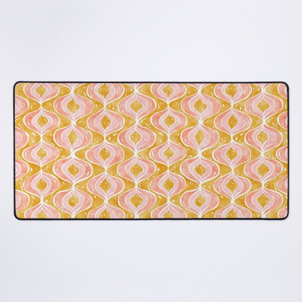 Item preview, Geometric Teardrop Pattern | Coral designed and sold by RebeccaFlaherty.