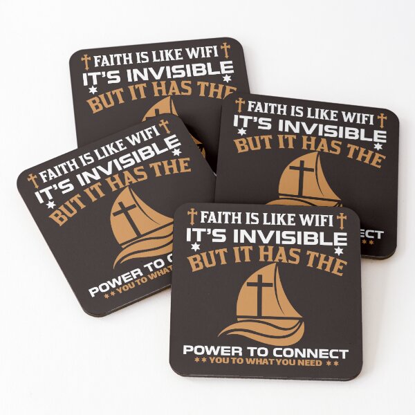 Item preview, Faith Is Like WIFI It's  Invisible  But Its Has The Power To Connect designed and sold by Cardio Boutique.