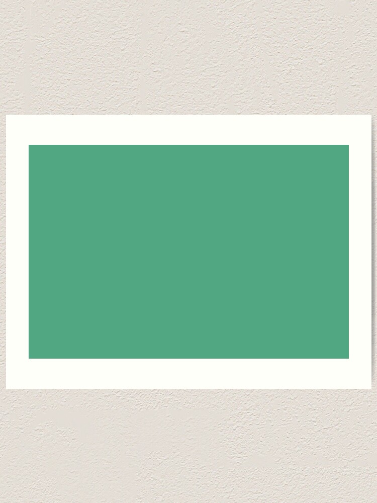 "Emerald Green Solid Color Pairs PPG Glidden 2023 Trending Color Laurel Wreath PPG12285" Art