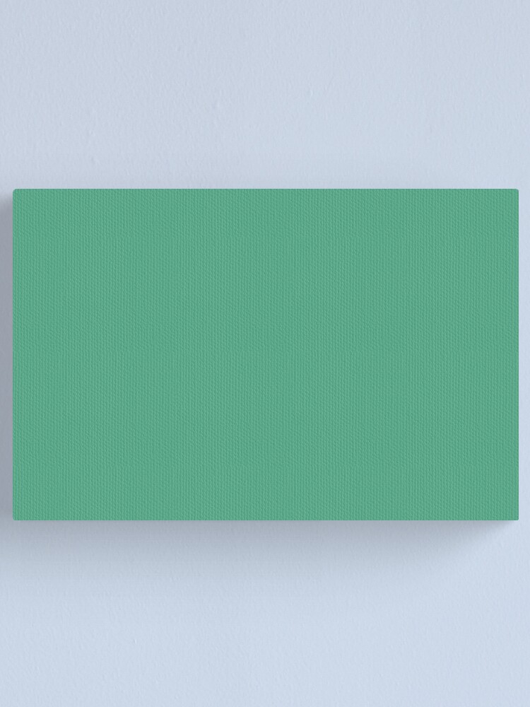 "Emerald Green Solid Color Pairs PPG Glidden 2023 Trending Color Laurel Wreath PPG12285" Canvas