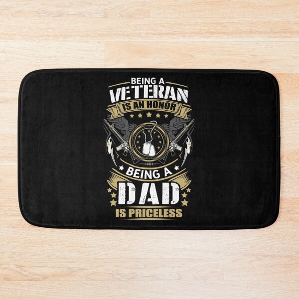 Item preview, Being A Veteran Is An Honor Being A Dad Is Priceless Father's Day designed and sold by kryshlomackv25.