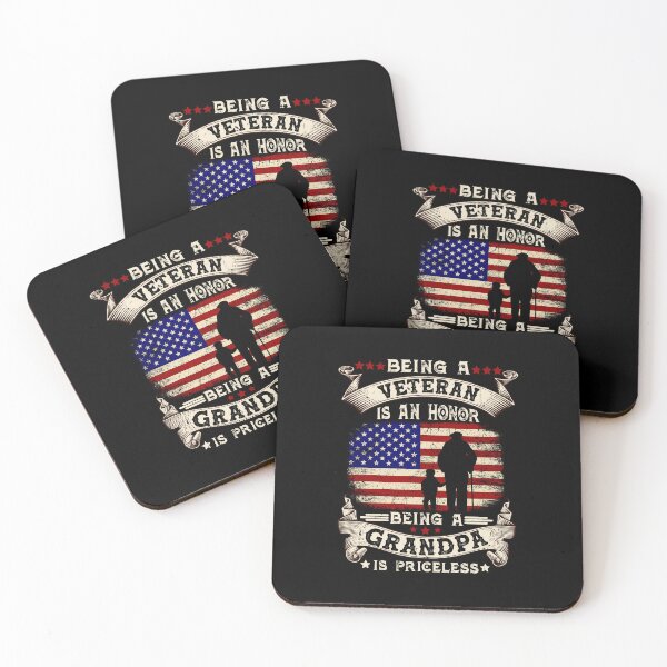 Item preview, Being A Veteran Is An Honor Being A Grandpa Is Priceless designed and sold by kryshlomackv25.