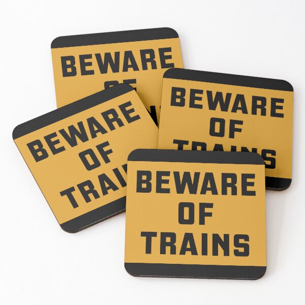 Item preview, Beware of Trains designed and sold by Green-over-red.