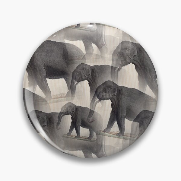 Item preview, Vintage Grey Victorian Elephants Home Decoration designed and sold by YounitedArt.