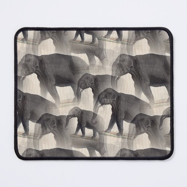 Item preview, Vintage Grey Victorian Elephants Home Decoration designed and sold by YounitedArt.