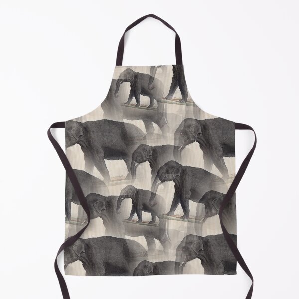 Item preview, Vintage Grey Victorian Elephants Home Decoration designed and sold by YounitedArt.