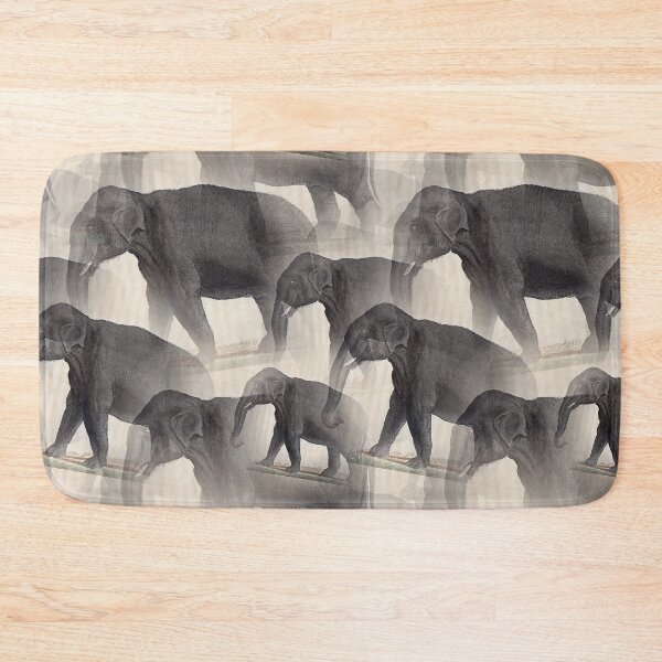 Item preview, Vintage Grey Victorian Elephants Home Decoration designed and sold by YounitedArt.