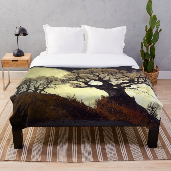 Item preview, White Leaved Oaks on hill at night designed and sold by RileyKyler.