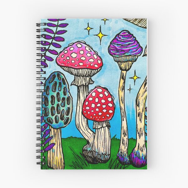 Aperçu de l'œuvre Trippy Toadstool et Morilles créée et vendue par StudioRosebud.