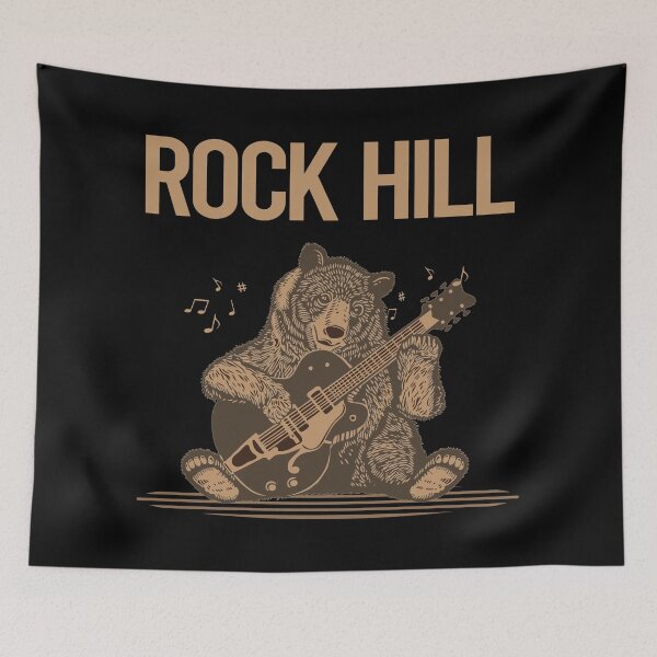 Item preview, Bear With Guitar Rock Hill designed and sold by BloodMoneyTwit.