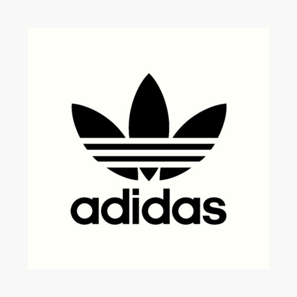 adidas logo print