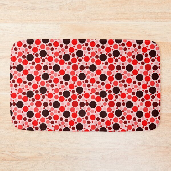 Item preview, Kusama Japanese Geometric Pop Art Red Pink Burgundy Psychedelic Dots designed and sold by YounitedArt.