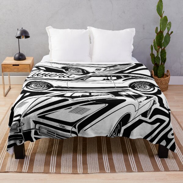Item preview, Illustration Buick Riviera 1971 - Muscle car - USA designed and sold by SketchNinja.