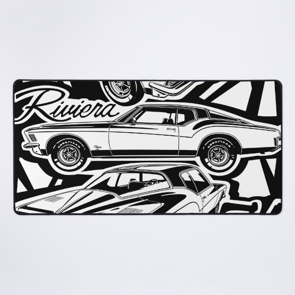 Item preview, Illustration Buick Riviera 1971 - Muscle car - USA designed and sold by SketchNinja.
