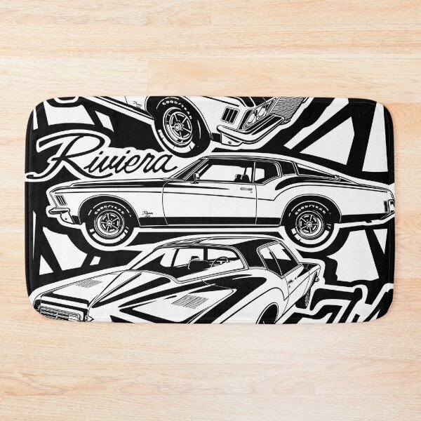 Item preview, Illustration Buick Riviera 1971 - Muscle car - USA designed and sold by SketchNinja.