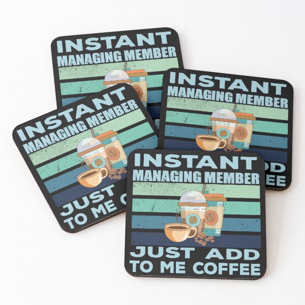 Item preview, Instant managing member just add to me coffee, business owner Job title, funny joke, quote, funny job title profession, coffee and job title designed and sold by SGS-.
