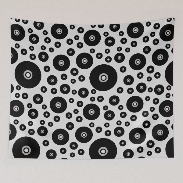 Item preview, Kusama Japanese Geometric Pop Art Black White Psychedelic Dots designed and sold by YounitedArt.