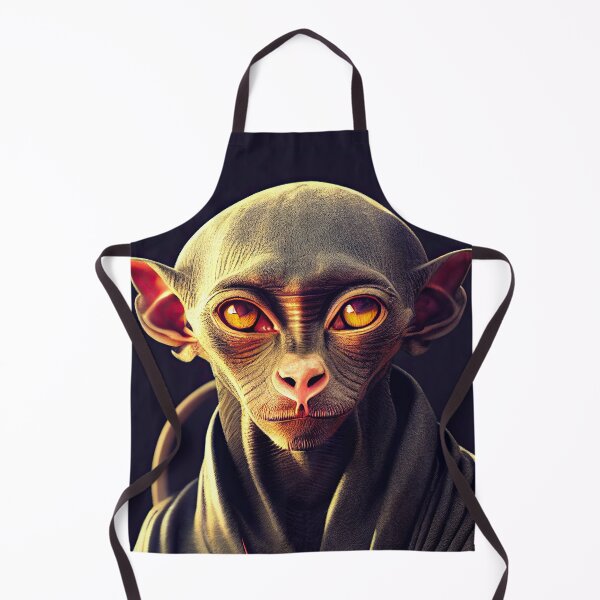 Item preview, Strange and mysterious alien creature, mix of monkey, cat and sphinx designed and sold by ART NeuroSmARTxx.