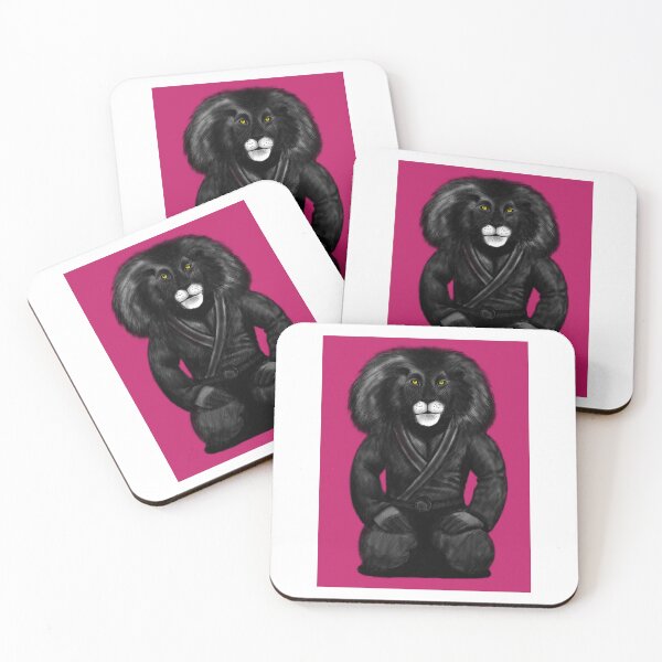 Item preview, Be strong as a lion, Black lion with yellow eyes designed and sold by Giovanni-c.