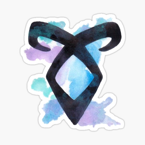 Angelic Rune Stickers | Redbubble