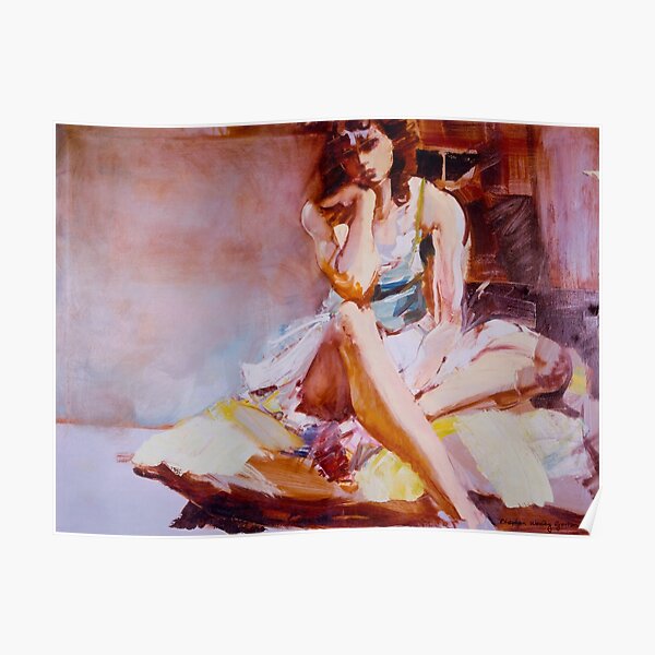 Lavinia on a Cushion Poster
