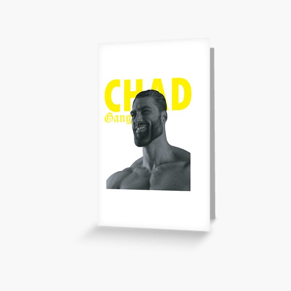 Giga Chad smiling Greeting Card for Sale by Sr-vinnce