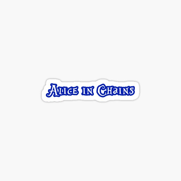 ALICE IN CHAINS - Wonderland Lettering Sticker