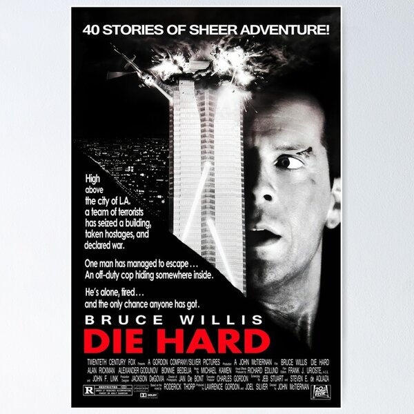 Item preview, Die Hard - Movie Poster designed and sold by omardiamond.