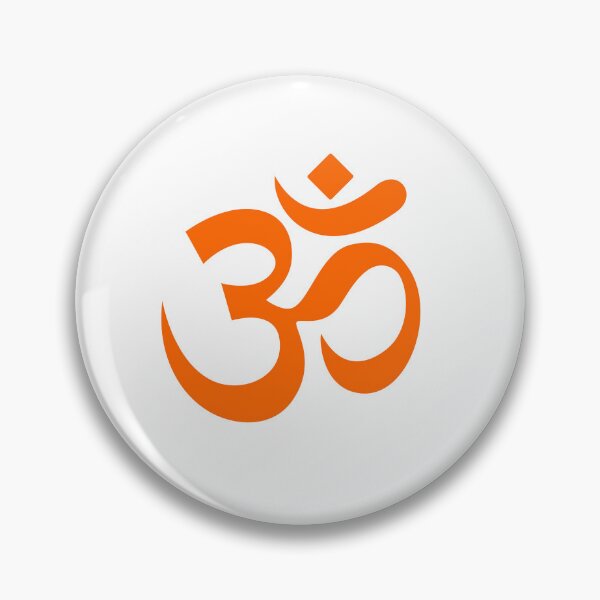 Item preview, Saffron color "om" symbol designed and sold by Vishvesh Kumar Gaurav.