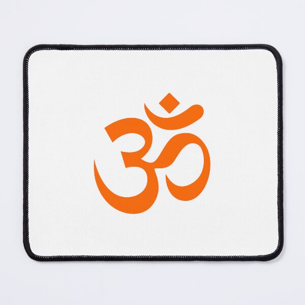Item preview, Saffron color "om" symbol designed and sold by Vishvesh Kumar Gaurav.