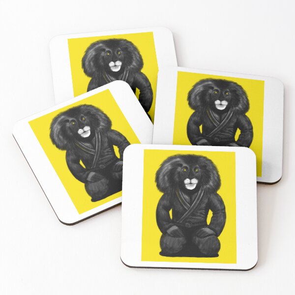 Item preview, Be strong as a lion, Black lion with yellow eyes designed and sold by Giovanni-c.