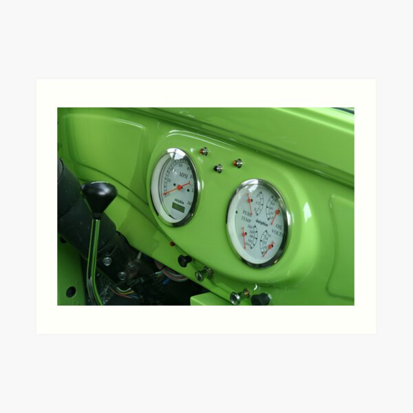 Dashboard Art Print