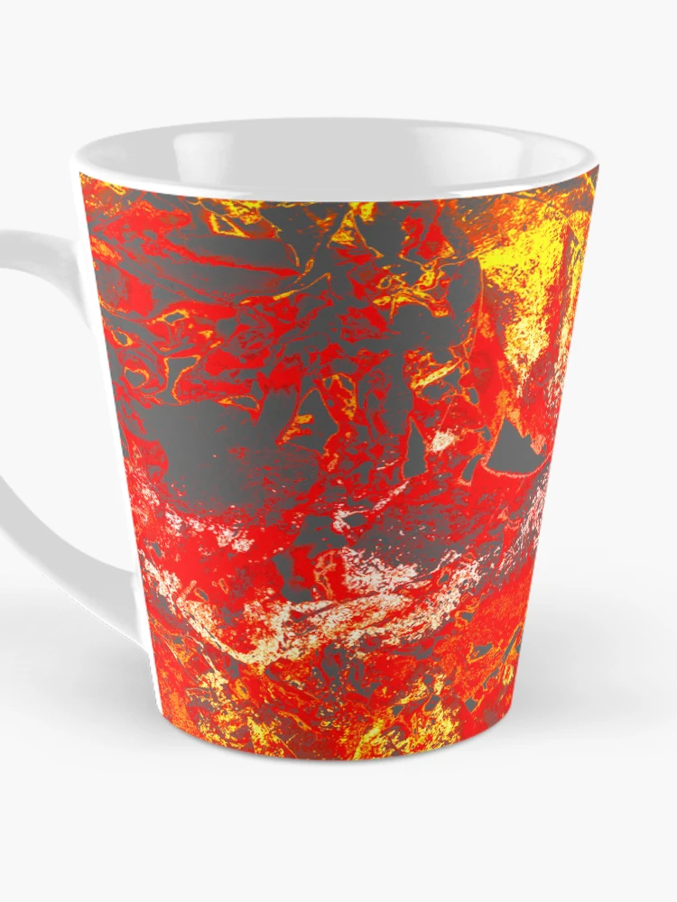 Thumbnail 3 of 4, Coffee Mug, Melted Rocks Pattern designed and sold by Mircea Boboc.