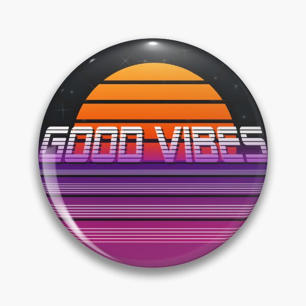 Item preview, Good Vibes Retro Sunset designed and sold by Idiosynoracular.