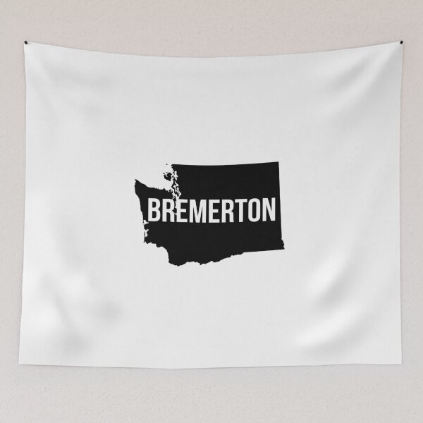 Item preview, Bremerton, Washington Silhouette designed and sold by CartoCreative.