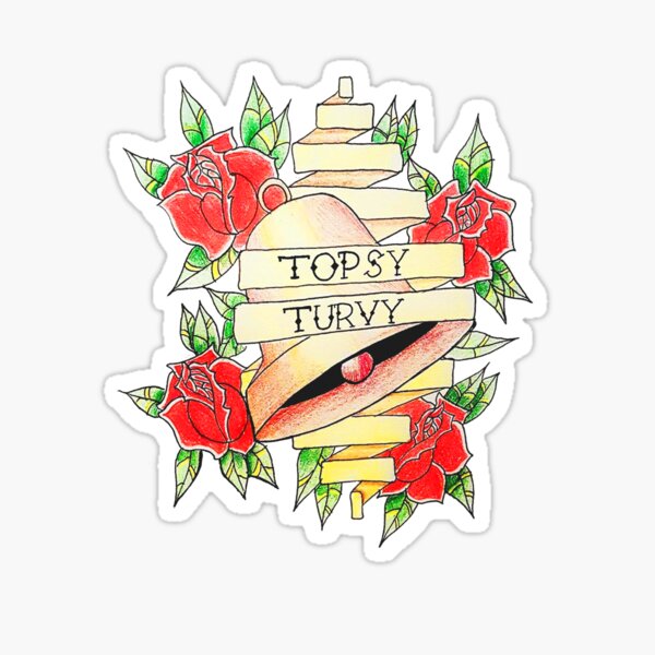 Item preview, Hunchback of Notre Dame Topsy Turvy Tattoo designed and sold by littlemooart.